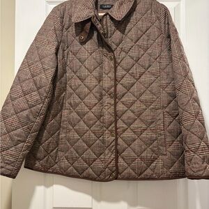 Ralph Lauren Glen Plaid Quilted Jacket